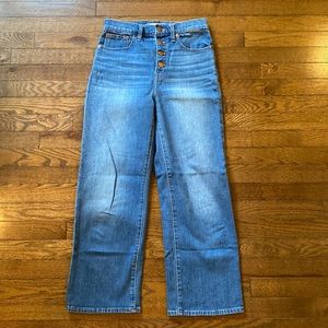 Madewell Slim Wide Leg Crop